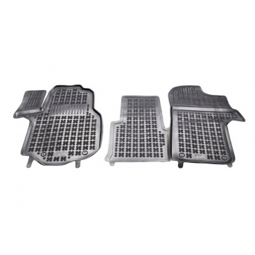 Gumové autokoberce, Volkswagen Crafter II, 2016+, 1. rad 2/3-miestna, dodatočný nášľap Gumové autokoberce, Volkswagen Crafter II, 2016+, 1. rad 2/3-miestna, dodatočný nášľap