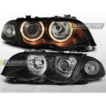 BMW E46 98-01 Angel Eyes black (LPBM41) - sedan, touring 