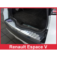 Nerez kryt- ochrana prahu zadného nárazníka Renault Escape V 2015+