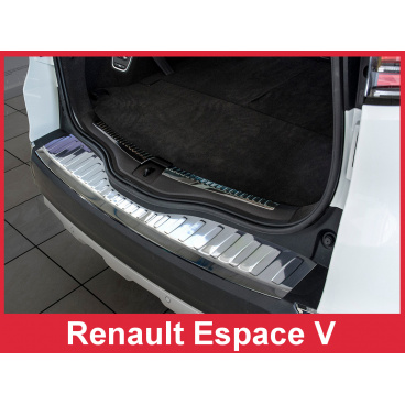 Nerez kryt- ochrana prahu zadného nárazníka Renault Escape V 2015+