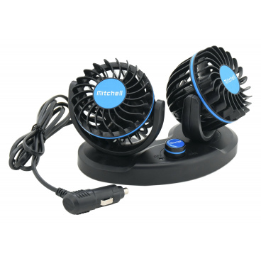 Ventilátor MITCHELL DUO 2x85mm 12V na palubnú dosku Ventilátor MITCHELL DUO 2x85mm 12V na palubnú dosku
