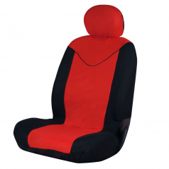 Univerzálny poťah sedadla čierno/červený