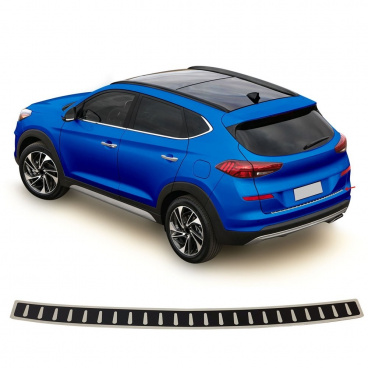 Nerez kryt zadného nárazníka v imitácii karbónu Hyundai Tucson FL 2018-2020