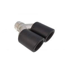 Koncovka tlmiča 101mmx2 vstup 76mm Carbon Mat