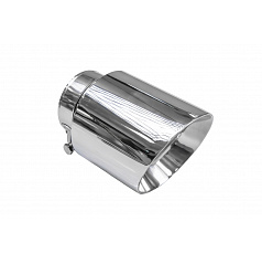 Koncovka tlmiča 101mm vstup 70mm Leštená