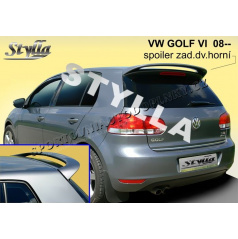 Volkswagen Golf VI 08+ spoiler zadných dverí horný (EÚ homologácia)