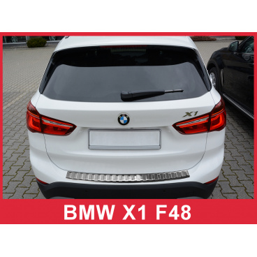 Nerez kryt- ochrana prahu zadného nárazníka BMW X1 F48 2015+