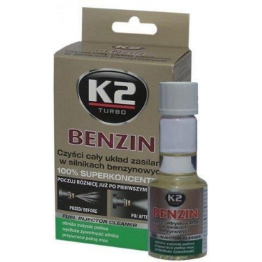 K2 Benzin - aditívum do paliva 50 ml