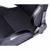 Športová polohovateľná sedačka Race Sport látková čierna
