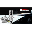 LED žiarovka CSP chip 12V H4 2 ks