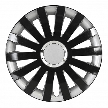 Puklice na auto SAIL 15" palcov čierno-strieborná Puklice na auto SAIL 15" palcov čierno-strieborná