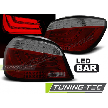 BMW E60 07.2003-02.2007 zadné lampy red smoke LED BAR (LDBMC4)