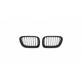 Gril BMW X5 E53 jednotlivé rebro Matná čierna Gril BMW X5 E53 jednotlivé rebro Matná čierna