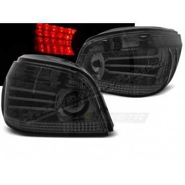 BMW E60 07.2003-07 zadné lampy smoke LED (LDBM60)