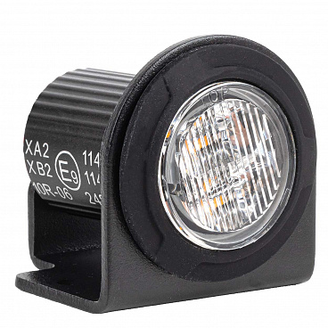Výstražná lampa okrúhla oranžová LED R65 12V 24V 12W Výstražná lampa okrúhla oranžová LED R65 12V 24V 12W