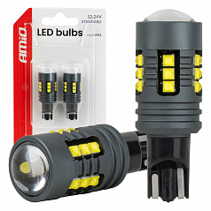 LED žiarovky STANDARD W16W T15 2525 18SMD biele 12V 24V