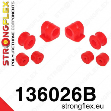 Opel Calibra StrongFlex sestava silentbloků jen pro přední nápravu 6 ks Opel Calibra StrongFlex sestava silentbloků jen pro přední nápravu 6 ks