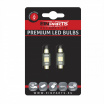 6 SMD LED žiarovka sulfit biela 36 mm s odporom (CANBUS) - 2 ks
