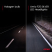 Automobilové LED žiarovky F25 SILVER FULL CANBUS 62W H7 H18 12V 24V AMIO-04704