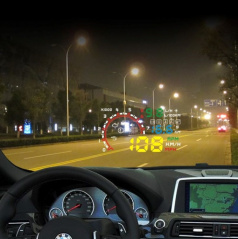 Head Up Display na plubní desku