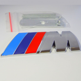Znak BMW M POWER do prednej masky kovový