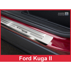 Nerez ochranné lišty prahu dverí 4ks Ford Kuga II 2012-16