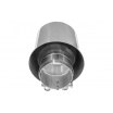 Koncovka tlmiča 127mm vstup 70mm Leštená