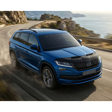 Prevlek prednej časti kapoty čierny čierny Škoda Kodiaq 2017-24