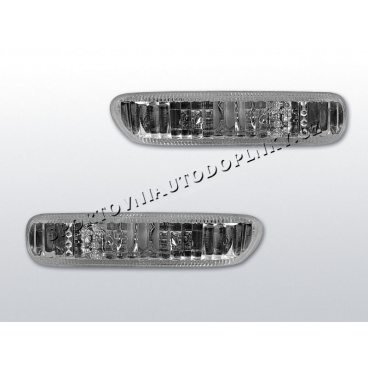 BMW E46 98-01 bočné smerovky chróm (KBBM06) - sedan, touring BMW E46 98-01 bočné smerovky chróm (KBBM06) - sedan, touring