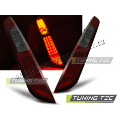 Ford Focus MK2 2008-10 HTB zadné LED lampy red smoke (LDFO33)