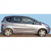 Ochranné bočné lišty na dvere, Honda Jazz II, 2008-2013