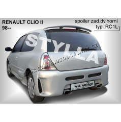 RENAULT CLIO II (98+) spojler chrbta. dverí hornej (EU homologácia)