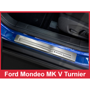 Nerez ochranné lišty prahu dverí 4ks Ford Mondeo MK5 kombi 2014-16