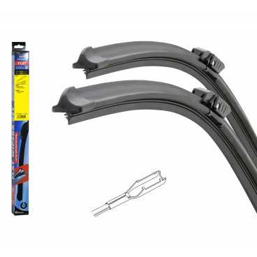 Predné stierače FLAT (610-450 mm) Dacia Duster, Nissan Terrano Predné stierače FLAT (610-450 mm) Dacia Duster, Nissan Terrano