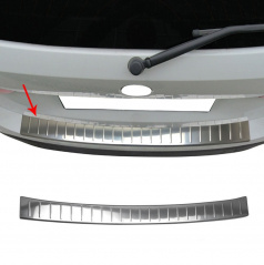 Nerez kryt hrany zadného nárazníka BMW X1 E84 2009-15 leštený