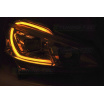 Peugeot 208 04.2012-06.2015 přední čirá světla Tube Light chrome (LPPE30)