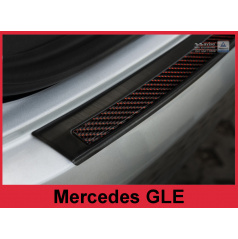 Carbon kryt- ochrana prahu zadného nárazníka Mercedes GLE 2015+