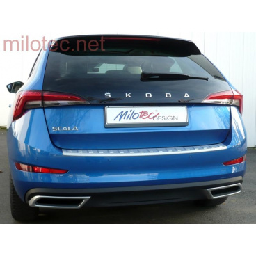 Dummy koncovky výfuku, Alu Brush, Škoda Scala Dummy koncovky výfuku, Alu Brush, Škoda Scala