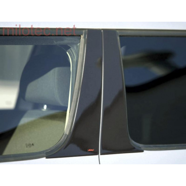 Kryty dverových stĺpikov - ABS čierna metalíza - Škoda Yeti 