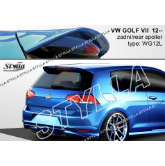VW Golf VII hb 2012+ zadný spoiler (EÚ homologácia)