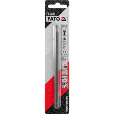 Bit křížový 1/4" PH2 x 150 mm NON-SLIP Bit křížový 1/4" PH2 x 150 mm NON-SLIP