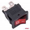 Kolískový spínač s červeným podsvietením 20A 12V 24V AMIO-04440