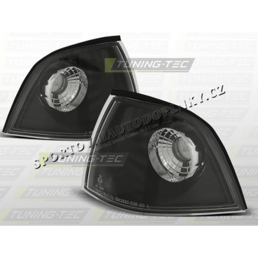 BMW E36 90-99 predné smerovky black (KPBM02) - coupe, cabrio