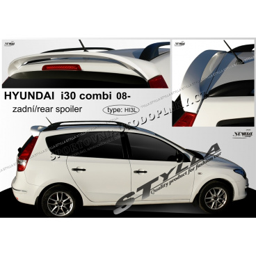 Hyundai I30 combi 2008- zadný spoiler (EÚ homologácia)