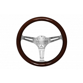 Volant 350mm Drevo Strieborný