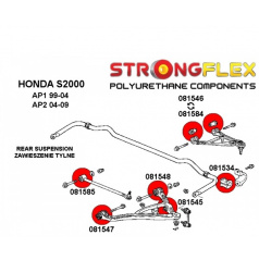 Honda S2000 2005-09 Strongflex zostava silentblokov len pre zadnú nápravu 14 ks