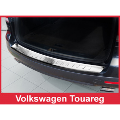 Nerez kryt- ochrana prahu zadného nárazníka Volkswagen Touareg 2007-10