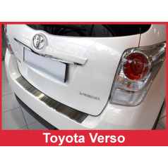 Nerez kryt- ochrana prahu zadného nárazníka Toyota Verso 2013-17