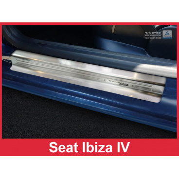 Nerez ochranné lišty prahu dverí 4ks Špeciálna edícia Seat Ibiza 4 2008-16