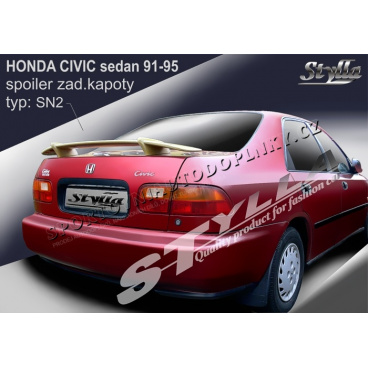 Honda Civic sedan 1992-95 spoiler zadnej kapoty (EÚ homologácia)